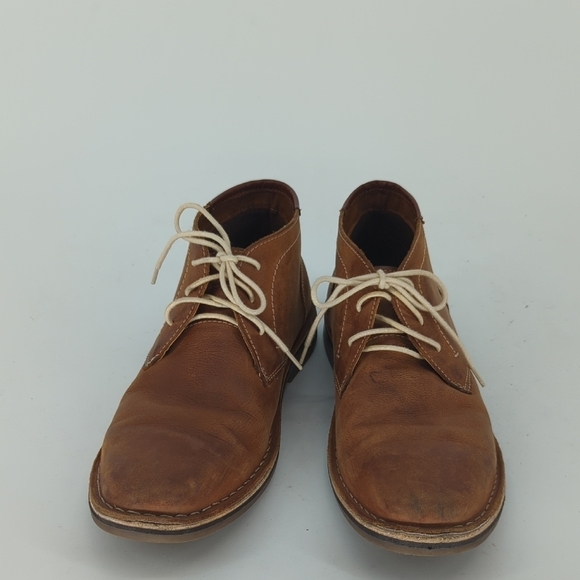 Men's Steve Madden High Top Leather Chukkas Boots Brown 9.5 casual classic - Picture 4 of 13